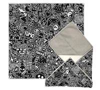 MotuTech Protective Case for DJI Neo 2 Mini 5 4 Pro Air 3S Tablet Laptop Camera Anti-Scratch Dustproof Storage Cases Bag Magic Cloth Self Adhesive, Graffiti, Universel, Carry Case