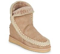 Mou Mid Boots ESKIMO INNER WEDGE SHORT in Beige 6.5