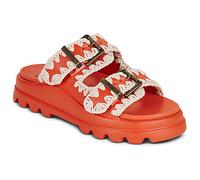 Mou Mules / Casual Shoes EVA ONE-PIECE SLIDE TWO-BUCKLE in Orange 3.5