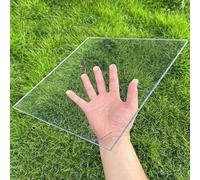 Moubhjd 1mm Polycarbonate Roofing Sheets, Clear Acrylic Plastic Sheet,Roofing Canopies Roofing Cladding Panel,for Greenhouses,Sun Protection Heat-Insulating(Size:0.5×12m)