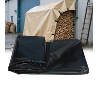 Moubhjd Heavy Duty PVC Tarpaulin, Thick Woven 400gsm Waterproof Double-Sided Fabric - Supreme Versatility for Covering, Protecting（Size：3mx15m)
