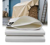 Moubhjd Heavy Duty PVC Tarpaulin, Thick Woven 400gsm Waterproof Double-Sided Fabric - Supreme Versatility for Covering, Protecting（Size：2x9m)