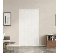 Moubhjd Room Divider Foldable Gate Partition, Pantry Closet Entry Accordion Doors Screen Customizable Room Divider Sliding Door for Office Hotel Warehouse（Single-Open、Size：W:110 x H:180cm）