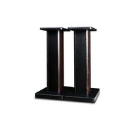Moubhjd Universal Speaker Stands Pair, Wood Grain Audio Mounts, Floor Sound Stand, Sand Filling, Hidden Cables, Ideal Choice For Home Audio-Visual Systems (Size : 50cm(19.6 Inch)1 Pair)