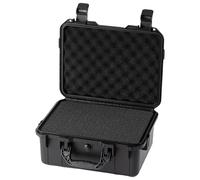 Moubruk small Hard case Waterproof Hard Case with DIY Customizable Foam Insert Portable Protective Case with Knife for Camera Drones Equipments Tools Test Instruments 14.2''x11.4''x5.3''