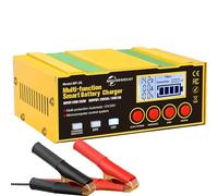 MOUDENSKAY 12A Car Battery Charger Lithium Battery Charger 12V 12A 24V 7.5A | Auto Battery Charger Maintainer Trickle Charger with LCD Display,Suitable for Lithium,Lead-acid,AGM/EFB battery