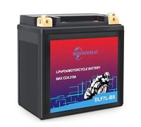 MOUDENSKAY Lithium Motorcycle Battery 12V Lithium Powersports Battery with BMS, 12.8V 3AH 315CCA YTX7L-BS LiFePO4 Engine Starter Battery for Motorcycles, ATV, UTV, Snowmobile, 4 Wheeler and More