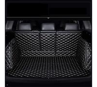 MOUDJA Car Leather Boot Liner Mats for Mitsubishi Outlander PHEV 2016-2019, Full Coverage Car Trunk Mats Waterproof Storage Pads Liner Mats Interior Accessories, B/Blackbeige