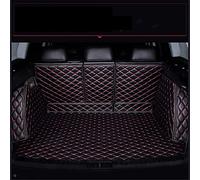 MOUDJA Car Leather Boot Liner Mats for Mitsubishi Outlander PHEV 2016-2019, Full Coverage Waterproof Storage Pads, A/Blackred