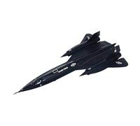 MOUDOAUER 1/144 Scale United States Air Force SR-71 Blackbird Strategic Reconnaissance Aircraft Model Alloy Model Diecast Plane for Collection