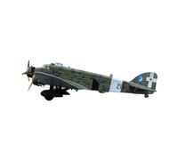 MOUDOAUER 1/144 Scale WWII Italian Savoia SIAI-Marchetti S.81 Pipistrello Bomber Model Alloy Model Diecast Plane Toy for Collection