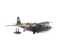 MOUDOAUER 1/144 Scale WWII Japanese Navy IJNAS Kawanishi H8K2 Emily Flying Boat Aircraft Model Alloy Model Diecast Plane for Collection