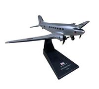 MOUDOAUER 1/144 Scale WWII United Kingdom C-47 Dakota Mk.IV Skytrain Transport Aircraft Model Alloy Model Diecast Model for Collection