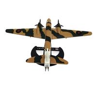 MOUDOAUER 1/144 Scale WWII United Kingdom Vickers Wellington Bomber Model Alloy Model Diecast Plane Model for Collection