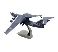 MOUDOAUER 1/200 Scale Russian Beriev A-50U Mainstay Early Warning Aircraft Model Alloy Model Diecast Plane for Collection