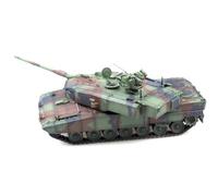 MOUDOAUER 1/72 Scale Alloy German Leopard 2A7PRO NATO Camouflage Main Battle Tank Model Fighter Military Model Diecast Tank Model for Collection