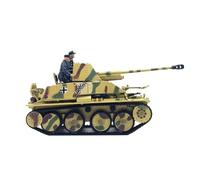 MOUDOAUER 1/72 Scale Alloy WWII German Sd. Kfz. 139 Marder III Tank Model Fighter Military Model Diecast Tank Model for Collection
