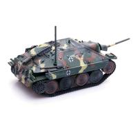 MOUDOAUER 1/72 Scale WWII German Army Sd.Kfz.138/2 Hetzer Tank Model Fighter Military Model Diecast Tank Model for Collection