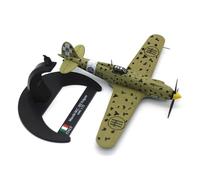 MOUDOAUER 1/72 Scale WWII Italian Macchi MC.202 Folgore Fighter Model Alloy Model Diecast Plane Toy for Collection