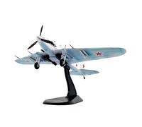 MOUDOAUER 1/72 Scale WWII Soviet Ilyushin IL-2 Shturmovik Attack Aircraft Model Alloy Model Diecast Plane for Collection