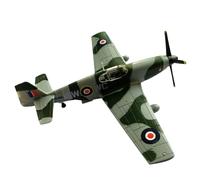 MOUDOAUER 1/72 Scale WWII United Kingdom P-51 Mustang Fighter Model Alloy Model Diecast Plane Model for Collection