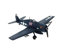 MOUDOAUER 1/72 Scale WWII United States Navy F6F Hellcat Fighter Model Alloy Model Diecast Plane for Collection