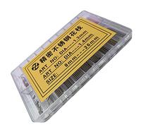 MOUDOAUER 1 Box Stainless Steel Knurled Bar 8mm~26mm Watch Band Bracelet Link Pin 1.3mm 1.4mm Diameter Accessories