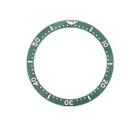 MOUDOAUER 1 PCS 38MM Flat Luminous Ceramic Watch Bezel Replacement Repair Accessories for SKX007 SKX009 SKX011 Series Watch Accessories Part Accessories