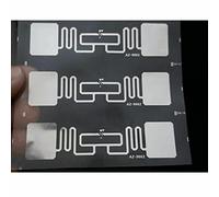 MOUDOAUER 100Pcs 9662 3''x1'' UHF 6C 915Mhz RFID Wet Inlay Tag Label For Ticket Accessory