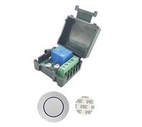 MOUDOAUER 1CH 433Mhz RF Universal Wireless Remote Control Switch Receiver Light Momentary Switch Transmitter for Switch Access