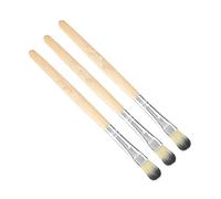 MOUDOAUER 3PCS Watch Movement Craft Cleaning Brush Kit Watchmaker Repair Tool with Soft Hair Wood Handle Accessories Watch Accessories