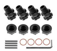 MOUDOAUER 4x Metal 14mm to 17mm Wheel Hex Hub Adapter for Arrma Senton Granite 4X4 3S RC Crawler Car Spare Part Accessory