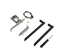 MOUDOAUER PC WiFi Adapter, WiFi 6E AX210 PCI-E Bluetooth 5.3 Adapter for Desktop PC