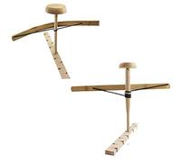 MOUDOAUER Primitive Fire Starter Tool Wood Bow Drill Survival Friction Kit Accessory For Camping Hiking Backpacking Fishing Picnic Hunting