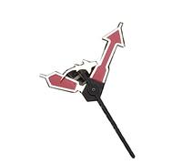 MOUDOAUER Red Fish Watch Hands Set for NH35 NH36 7s26 4r35 7009 Automatic Movement Watch Replacing Part