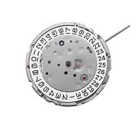 MOUDOAUER White Automatic Mechanical Winding Movement Date Clock Watch Movement Replacement Repair Whole Movement Date Clock for MIYOTA 9015 Accessories Watch Accessories