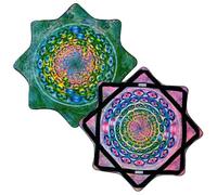 Mougee - Air Flow Star Artist Series - A Lighter Version of The Mougee Classic - Fun & Challenging Flow Toy (All Eyes On Me - Two Sided - saintdumpling_)