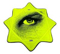 Mougee - Classic Flow Star - for Beginners & Advanced - Fun & Challenging Flow Toy - Vibrant Colors & Patterns - 27” Diameter - 15 Ounce Weight (Eye of The Storm)