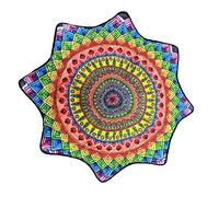 Mougee Mini Star Flow Star - 20" Diameter - Smaller Size for Smaller Hands and Easier Spinning (Harvest Mandela)