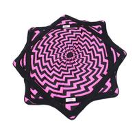 Mougee Star Mini Flow Star - Neon Series - 24" Diameter - Smaller Size for Smaller Hands and Easier Spinning (Pink)