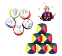 MOUJUCHI Juggling Balls, 10PCS Durable Soft Smooth Juggling Balls, Small Colorful Juggle Ball Kit For Beginners Children And Professionals