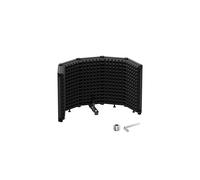 Moukey Microphone Isolation Shield Foldable 5 Panels with Triple Sound