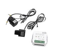 MOUKWLEK Two-way Two-way Energy Meter 80-300A AC110V 220V Clamp CT Kilowatt Hour Electricity Consumption Monitor(Two Caliper,300A)