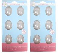 Mould - 6 Mini Chocolate Eggs (Pack of 2)