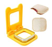 Mould For Making Sandwiches Without Bark - Bread For Bread And Biscuits Homemade | Square Press For Cortex Biscuits, Mold Suitable For Children For Breakfast And Collati