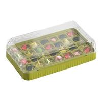 Mould for the Freezer, Stackable Utensil for the Kitchen, Maker with Lid and Pressure Function, for Whisky, Bourbon, Wine, Holidays, Camping, Home, Restaurant