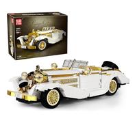 Mould King 10003 Technology Classic Car Model, 868 Pcs Retro Sports Car Building Kit for Kids Age 8+ (Static Version) (WX10003)
