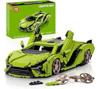 Mould King 10011 Technik Sports Car Building Blocks Set, 1249 Pieces Car Model Kit, Creative Vehicle Toy for Adults and Collectors