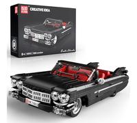 Mould King 10012S Sports Car Building Sets, 1324+ Pcs MOC Speed Champion Racing Car, Classic Vintage Convertible Model for Adults & Teens 14+