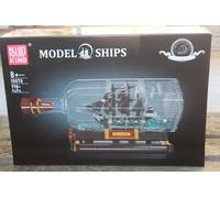 Mould King 10070 Black Pearl Pirate Ship In Bottle 778Pcs Building Blocks New